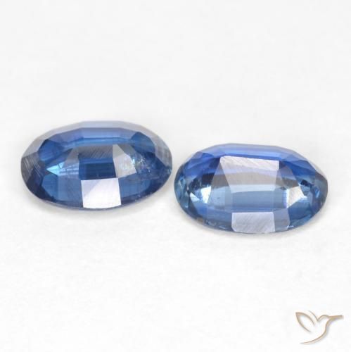Gemme di Cianite Blu navy naturale da 1.88 ct, Ovale, SI