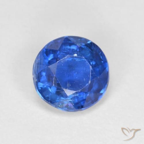 1.07ct Naturale Blu Egiziano Cianite, Rotondo, VS-SI