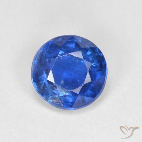 Cianite Blu Egiziano naturale da 1.07 ct, Rotondo, VS-SI