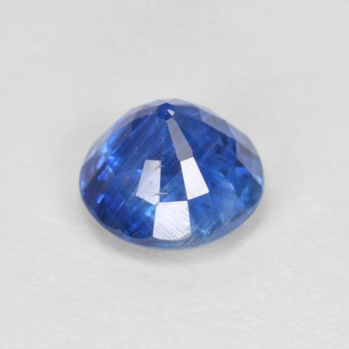 Cianite naturale blu da 1,22 ct, taglio rotondo, VS-SI