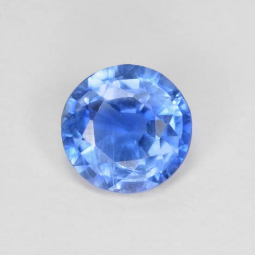 Cianite naturale blu da 0,81 ct, taglio rotondo, VS