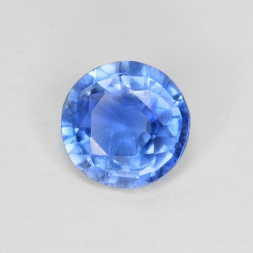 Cianite naturale blu da 0,81 ct, taglio rotondo, VS