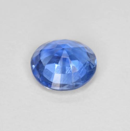 Cianite naturale blu da 0,81 ct, taglio rotondo, VS