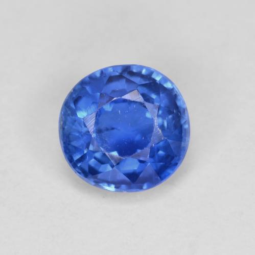 Cianite naturale blu da 0,99 ct, taglio rotondo, VS