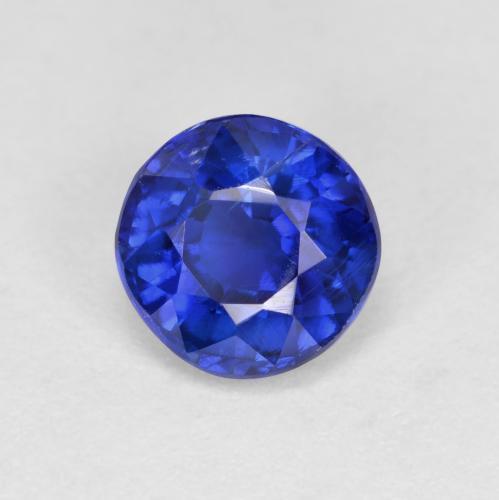 Cianite naturale blu da 1,18 ct, taglio rotondo, VS