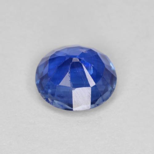 Cianite Blu scuro naturale da 1.03 ct, Taglio rotondo, VS-SI