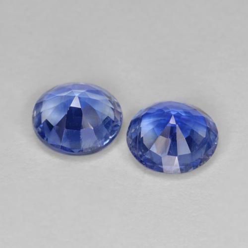 Cianite naturale blu da 1,78 ct, taglio rotondo, VS-SI