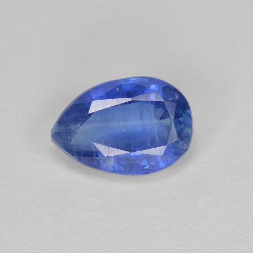 Cianite naturale blu da 0,94 ct, taglio a pera, SI