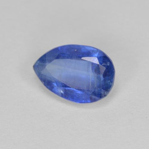 Cianite naturale blu da 0,94 ct, taglio a pera, SI
