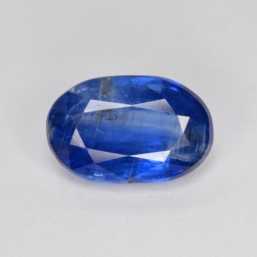 Cianite naturale blu da 3,79 ct, taglio ovale, VS-SI