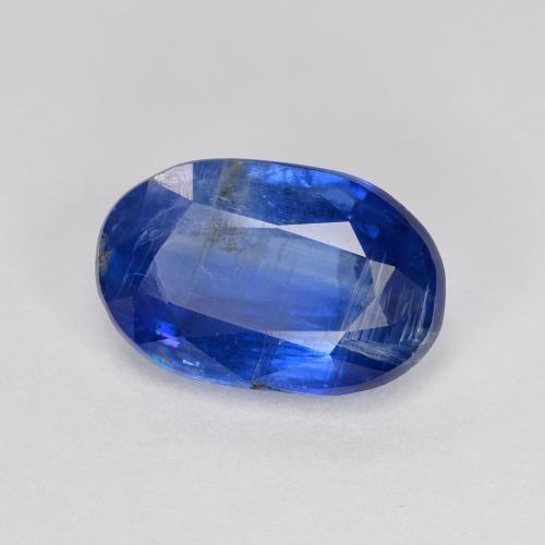Cianite naturale blu da 3,79 ct, taglio ovale, VS-SI
