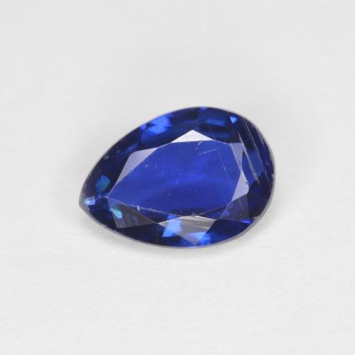 Cianite naturale blu da 0,73 ct, taglio a pera, VS