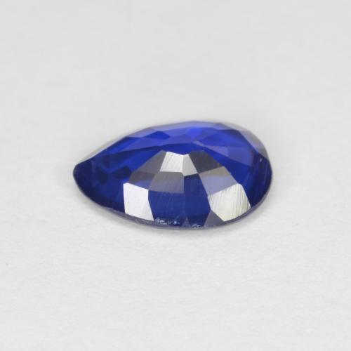 Cianite naturale blu da 0,73 ct, taglio a pera, VS