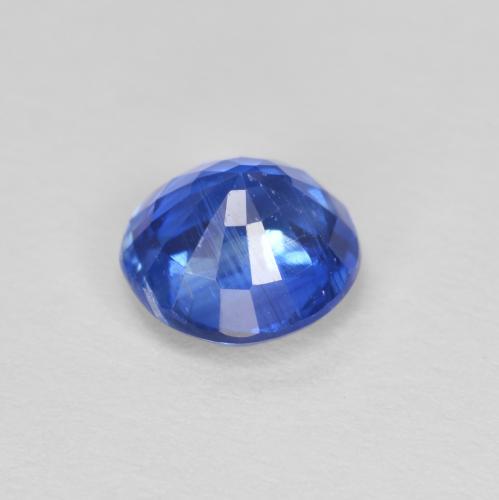 Cianite Blu navy naturale da 1.14 ct, Taglio rotondo, VS-SI