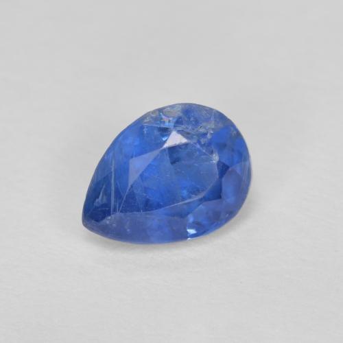 Cianite naturale blu da 0,96 ct, taglio a pera, SI