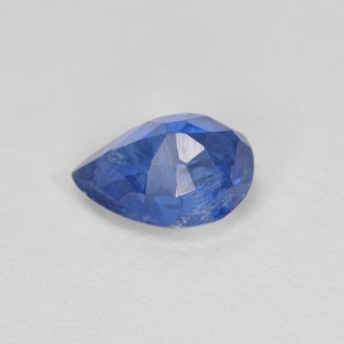 Cianite naturale blu da 0,96 ct, taglio a pera, SI
