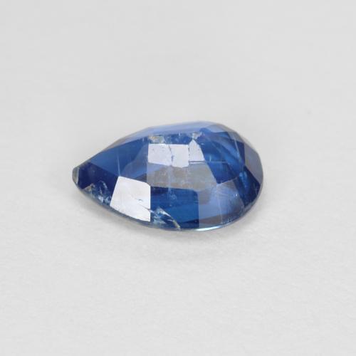 Cianite Blu navy naturale da 0.94 ct, Forma a pera, SI