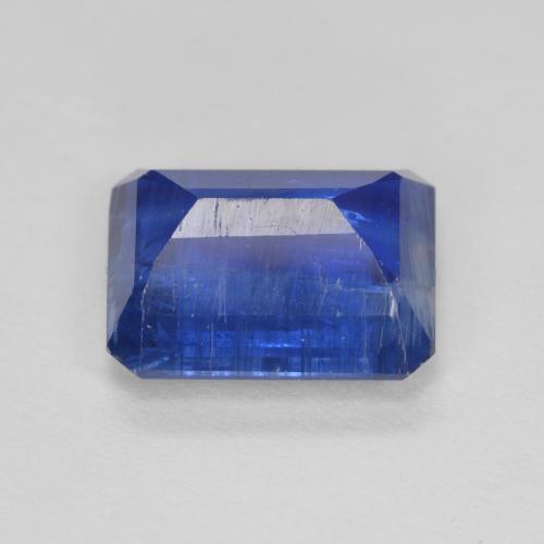Cianite naturale blu da 2,87 ct, taglio smeraldo, SI