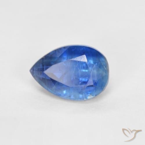 Cianite Blu acceso naturale da 0.89 ct, Forma a pera, SI