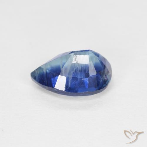 Cianite Blu acceso naturale da 0.89 ct, Forma a pera, SI