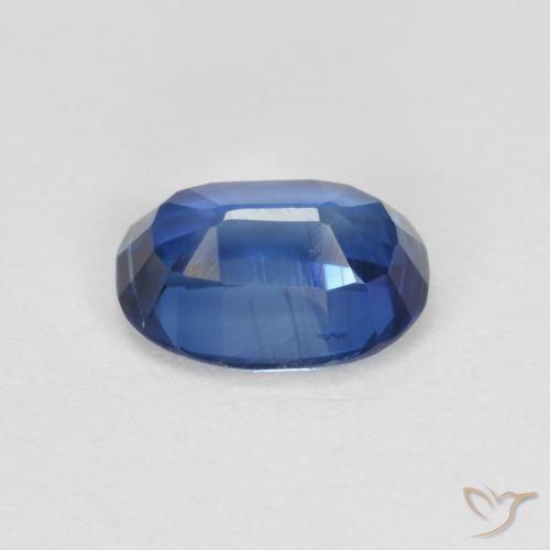 Cianite Blu navy naturale da 1.18 ct, Ovale, SI