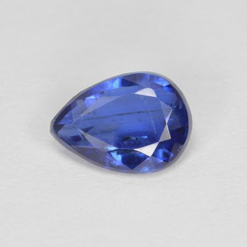 Cianite naturale blu da 0,86 ct, taglio a pera, SI