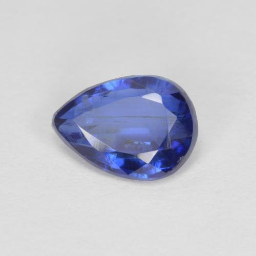 Cianite naturale blu da 0,86 ct, taglio a pera, SI