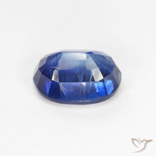 Cianite Blu scuro naturale da 1.31 ct, Ovale, SI