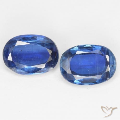 1.89ctw Naturale Blu navy Cianite, Ovale, SI