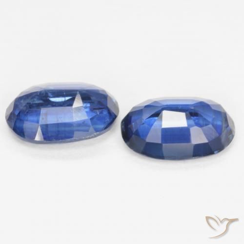 Gemme di Cianite Blu navy naturale da 1.89 ct, Ovale, SI