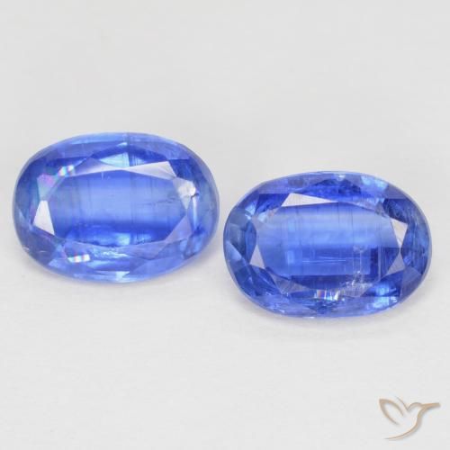 Gemme di Cianite Blu navy chiaro naturale da 2.07 ct, Ovale, SI