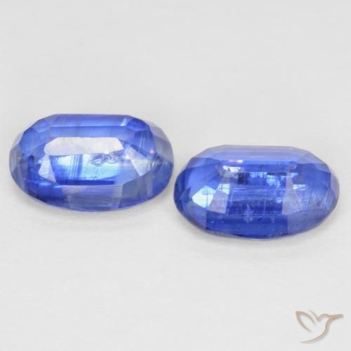 Gemme di Cianite Blu navy chiaro naturale da 2.07 ct, Ovale, SI
