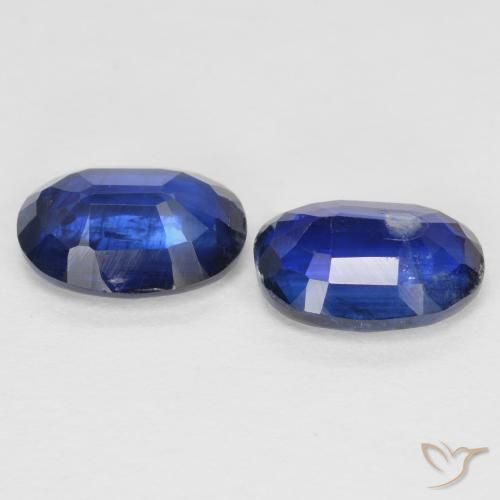 Gemme di Cianite Blu navy naturale da 1.98 ct, Ovale, SI