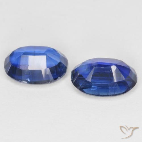 Gemme di Cianite Blu navy naturale da 2.01 ct, Ovale, SI