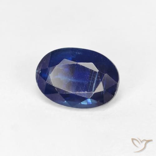 Cianite Blu navy naturale da 0.97 ct, Ovale, VS
