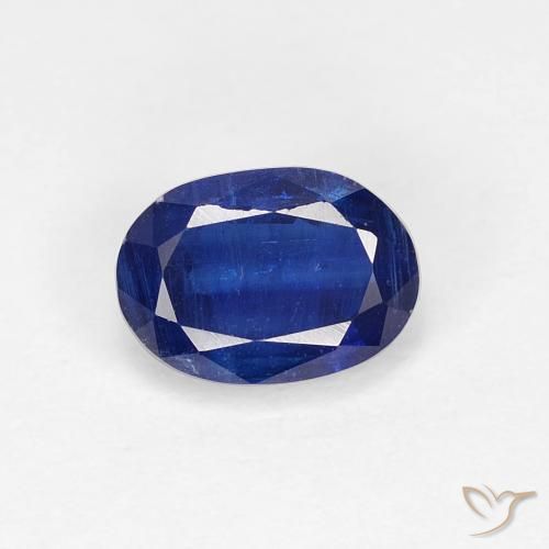 1.18ct Naturale Blu reale Cianite, Ovale, VS