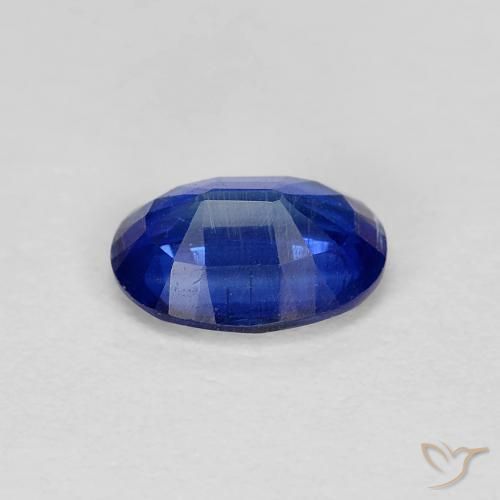 Cianite Blu navy naturale da 1.02 ct, Ovale, VS