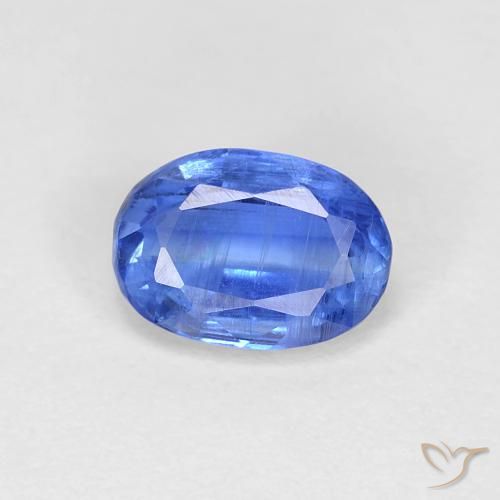 1.04ct Naturale Azzurro Cianite, Ovale, VS, Photo A