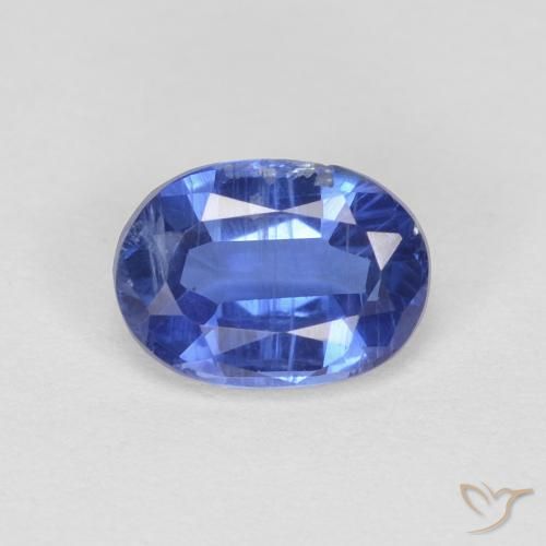 1.11ct Naturale vero blu Cianite, Ovale, VS-SI