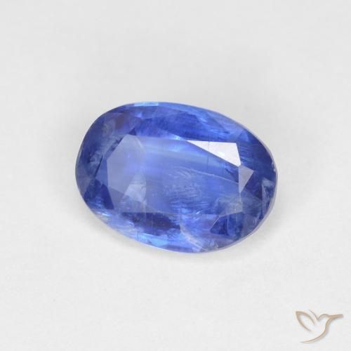 Cianite Blu scuro naturale da 0.97 ct, Ovale, VS-SI