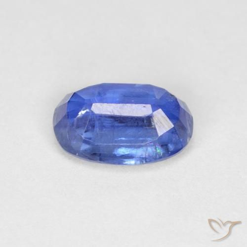 Cianite Blu scuro naturale da 0.97 ct, Ovale, VS-SI