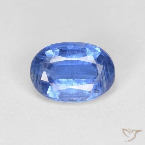 1.10ct Naturale Blu navy Cianite, Ovale, VS-SI
