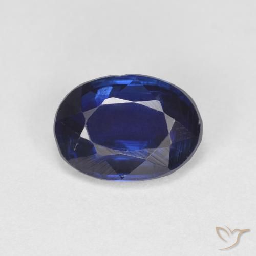0.98ct Naturale Blu reale Cianite, Ovale, VS