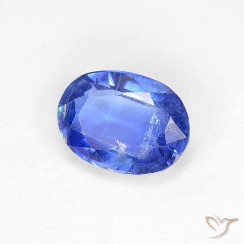 Cianite Blu profondo azzurro naturale da 0.95 ct, Ovale, SI