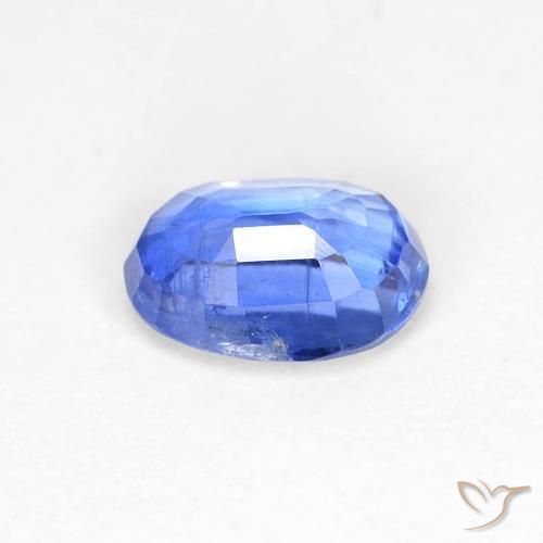 Cianite Blu profondo azzurro naturale da 0.95 ct, Ovale, SI