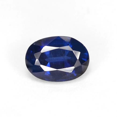 Cianite Blu Navy Intenso naturale da 1.12 ct, Taglio ovale, VS