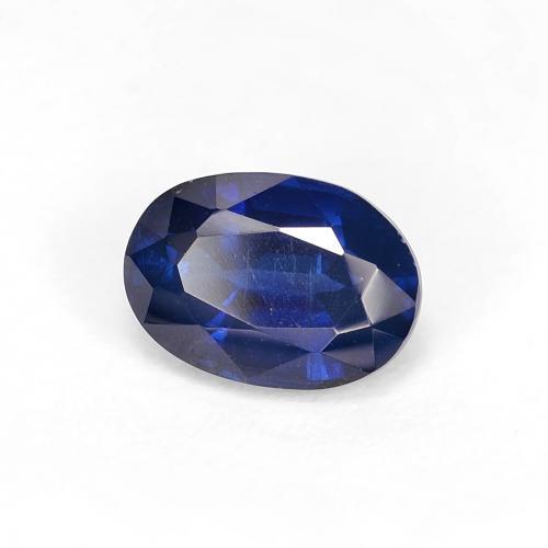 Cianite Blu Navy Intenso naturale da 1.12 ct, Taglio ovale, VS