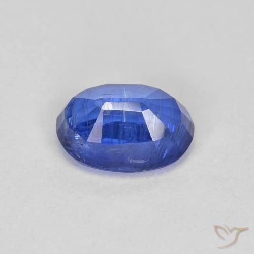 Cianite Blu scuro naturale da 1.09 ct, Ovale, SI