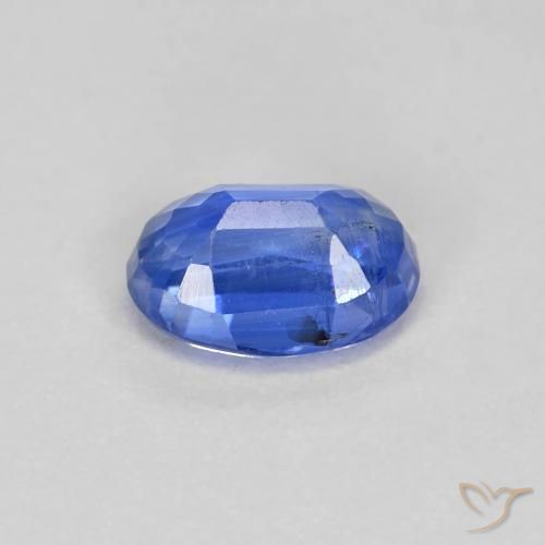 Cianite Blu scuro naturale da 0.99 ct, Ovale, SI