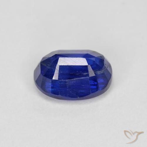 Cianite Blu scuro naturale da 1.32 ct, Ovale, SI